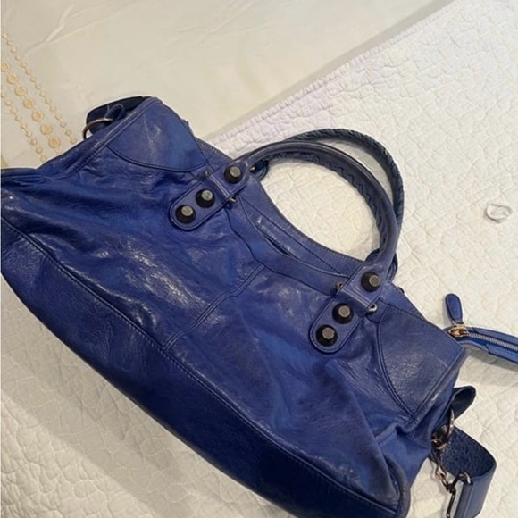 Sold Balenciaga Outremer Blue Part Time with Rose Gold Giant Hardware (RGGH) - Picture 7 of 11